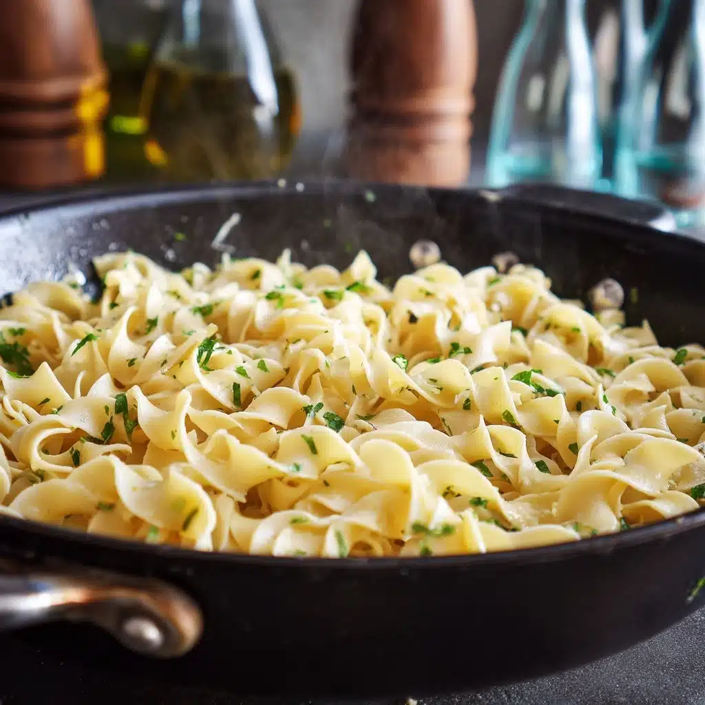 Easy One Pan Buttered Noodles Recipe - Recipe Image