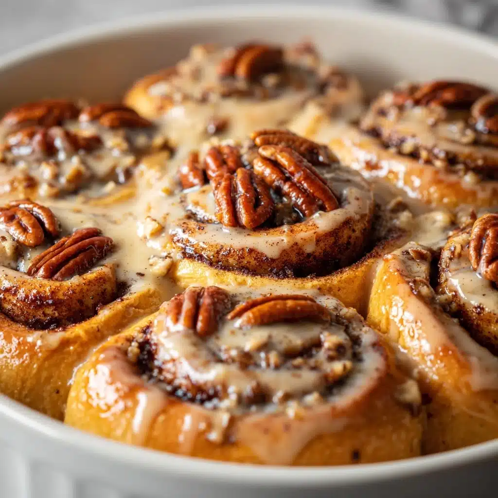 Apple Pecan Cinnamon Roll Bake Recipe - Recipe Image