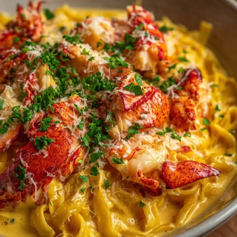Creamy Spicy Lobster Pasta Recipe