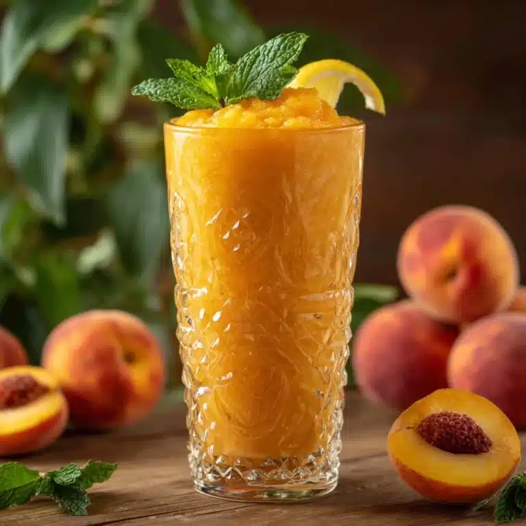 Peach Lemonade Slushie Recipe