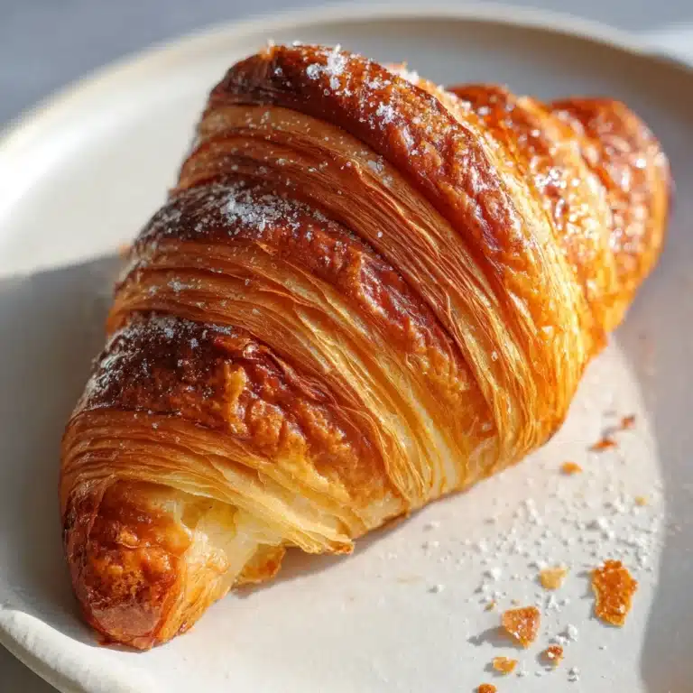 Classic Butter Croissants Recipe