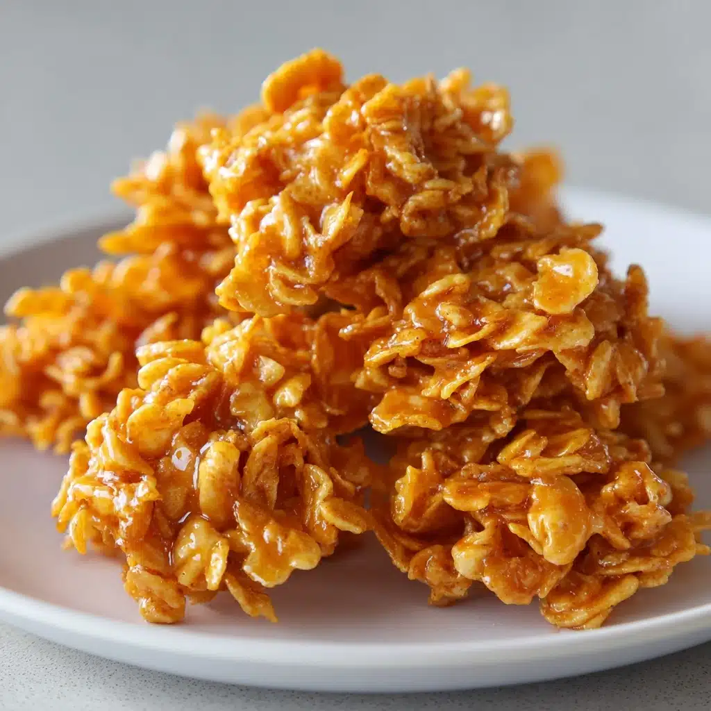 Cornflake Peanut Butter Cookies (No Bake) Recipe - Recipe Image