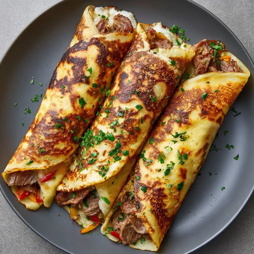 Keto Philly Cheesesteak Roll Ups Recipe - Recipe Image