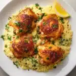 Lemon Garlic Butter Crock Pot Chicken Thighs Recipe