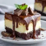 Chocolate Poke Cake with Fudge Sauce Recipe