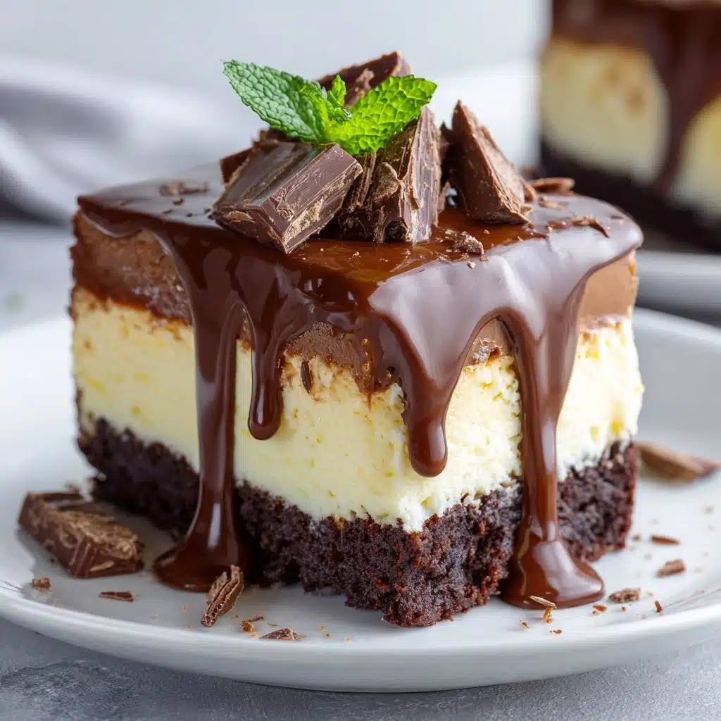 Chocolate Poke Cake with Fudge Sauce Recipe - Recipe Image