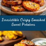 Crispy Smashed Sweet Potatoes Recipe