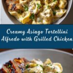Asiago Tortellini Alfredo with Grilled Chicken Recipe