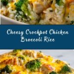 Crockpot Cheesy Chicken Broccoli Rice Recipe