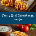 Beef and Cheese Chimichangas Recipe
