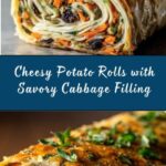 Potato Rolls with Cabbage and Cheese Filling Recipe