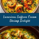Sautéed Shrimp in Creamy Saffron Sauce Recipe