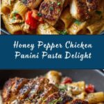 Honey Pepper Chicken Panini Pasta Recipe