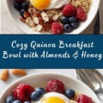 Quinoa Breakfast Bowl with Almonds and Honey Recipe