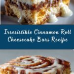 Cinnamon Roll Cheesecake Bars Recipe