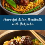 Asian Meatballs with Yakisoba Recipe