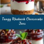 No-Bake Rhubarb Cheesecake Jars Recipe
