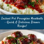 Easy Instant Pot Porcupine Meatballs Recipe
