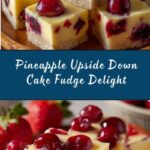 Pineapple Upside Down Cake Fudge Recipe