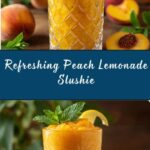 Peach Lemonade Slushie Recipe