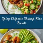 Chipotle Shrimp Avocado and Mango Rice Bowls Recipe