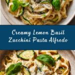 Lemon Basil Zucchini Pasta Alfredo Recipe