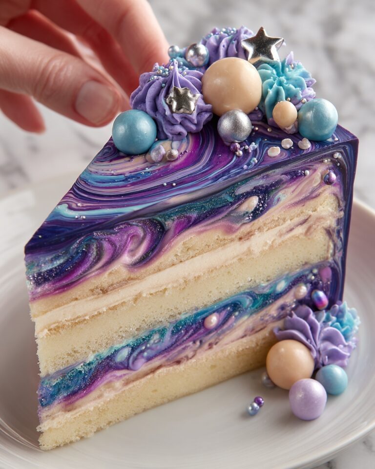 Galaxy Ripple Ice Cream Cake Recipe