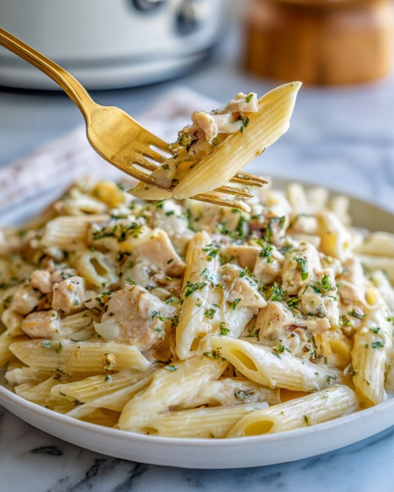 Creamy Slow Cooker Chicken and Penne Recipe