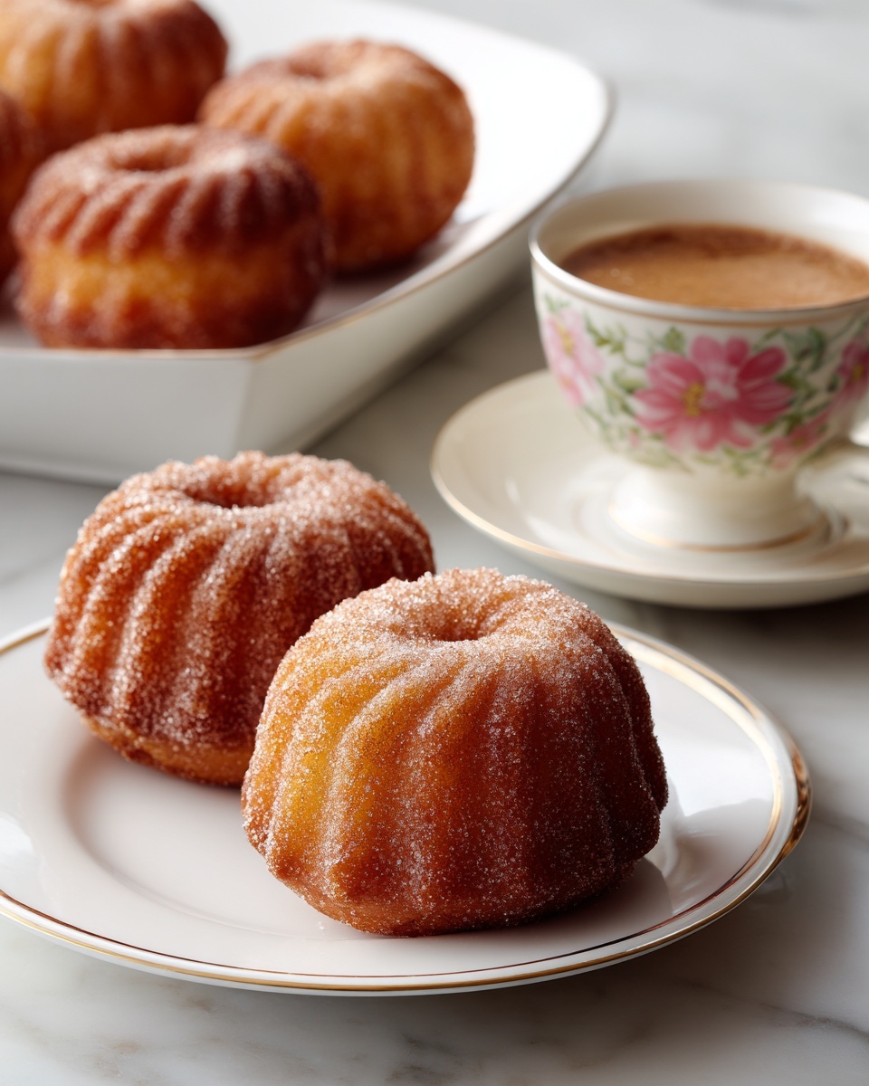 Cinnamon Sugar Twist Doughnuts Recipe - Recipe Image