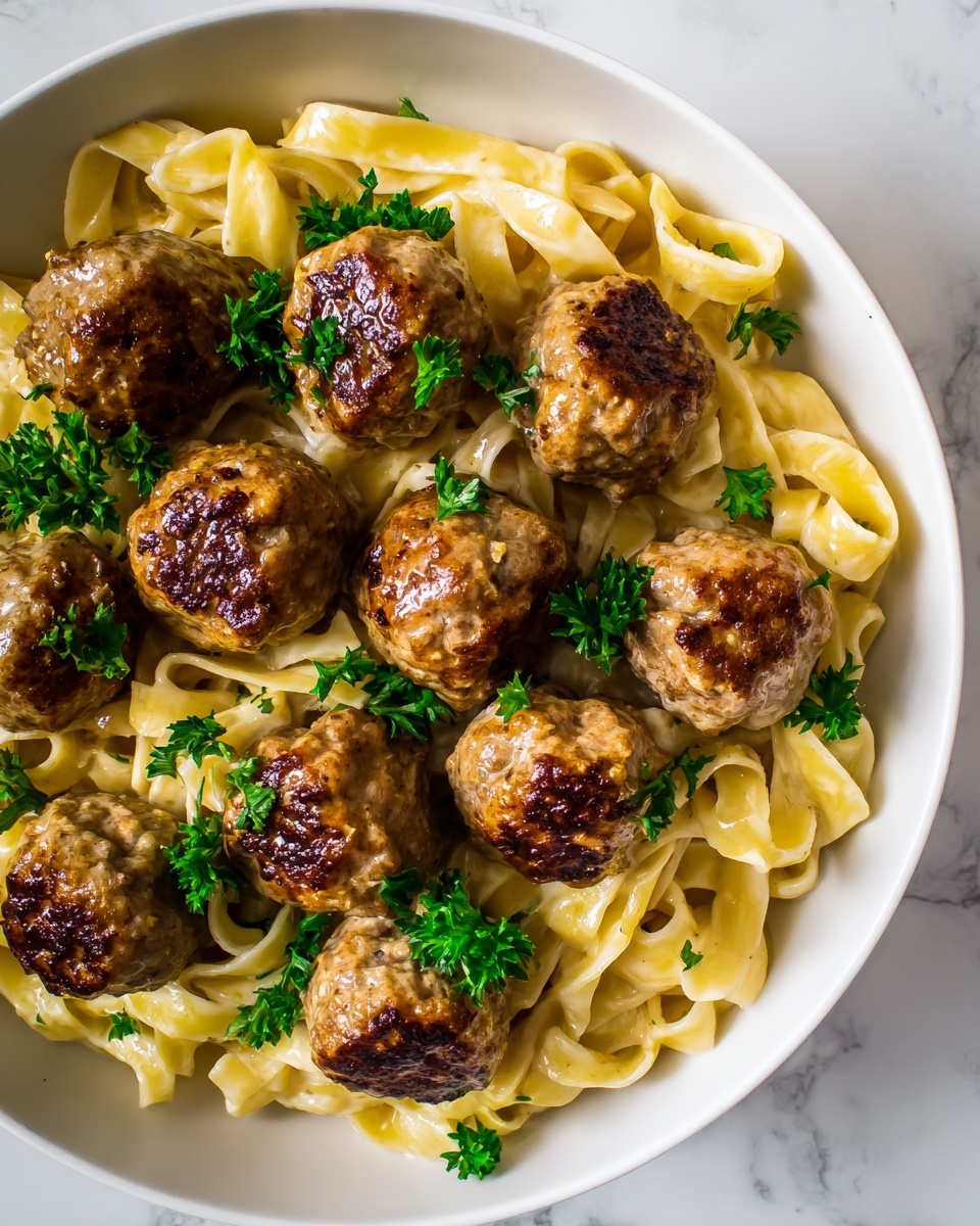 Garlic Butter Chicken Bites with Creamy Parmesan Pasta Recipe - Recipe Image