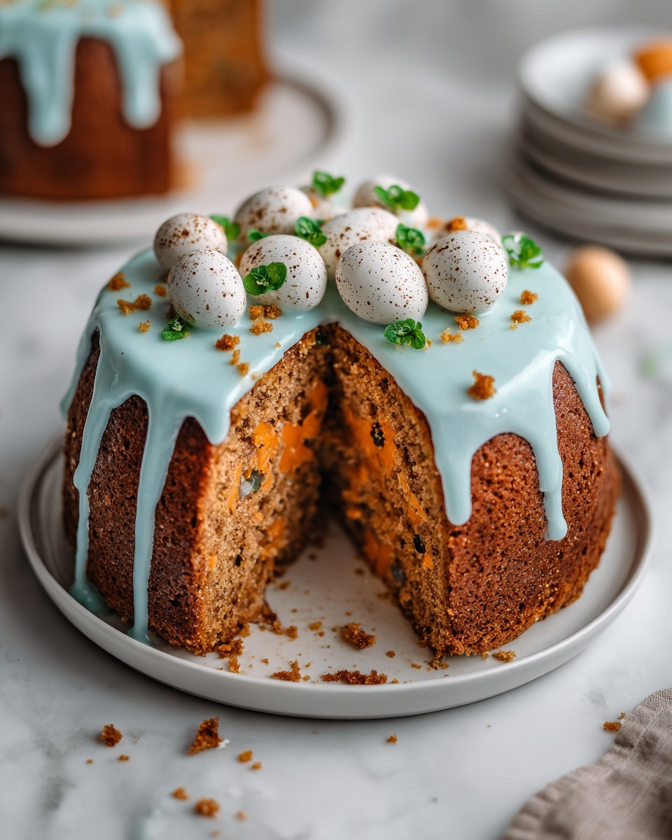 Speckled Robin’s Egg Cake Roll Recipe - Recipe Image