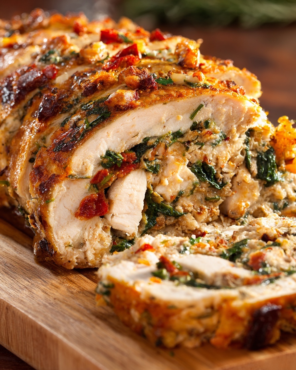 Scalloped Potato Roll with Ground Beef, Spinach, and Cheddar Recipe - Recipe Image