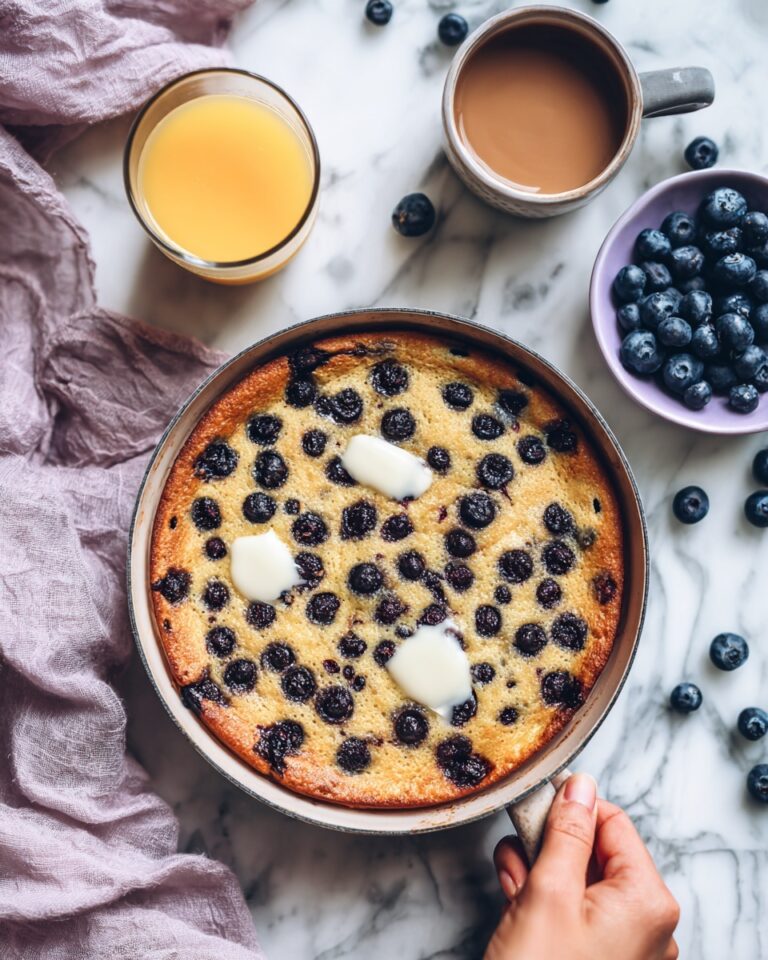 Crispy Fluffy Oven-Baked Skillet Pancake Recipe