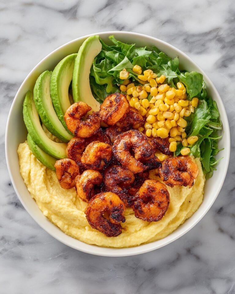 Hot Honey Blackened Shrimp Caesar Salad Recipe