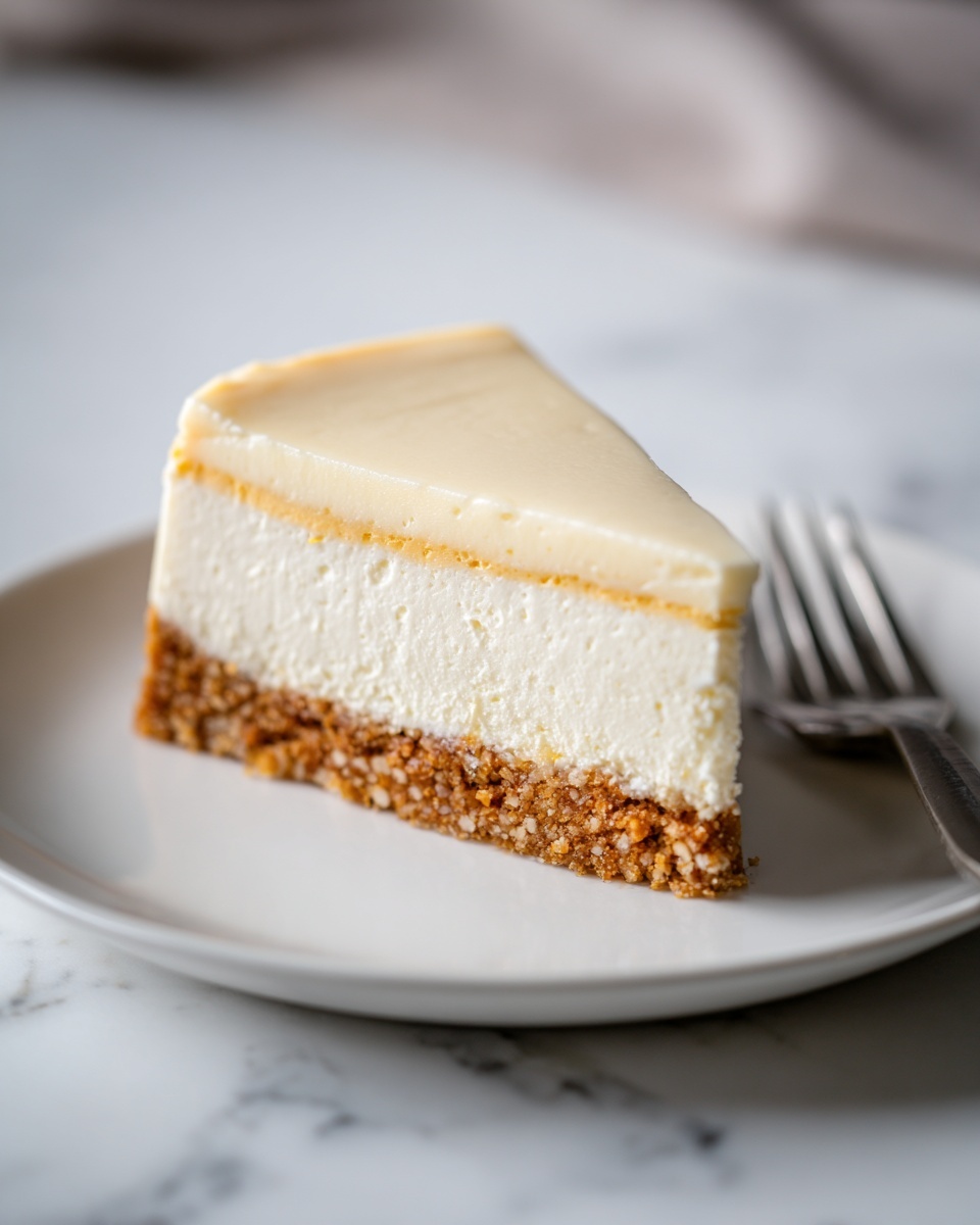 Tall and Creamy New York Cheesecake Recipe - Recipe Image