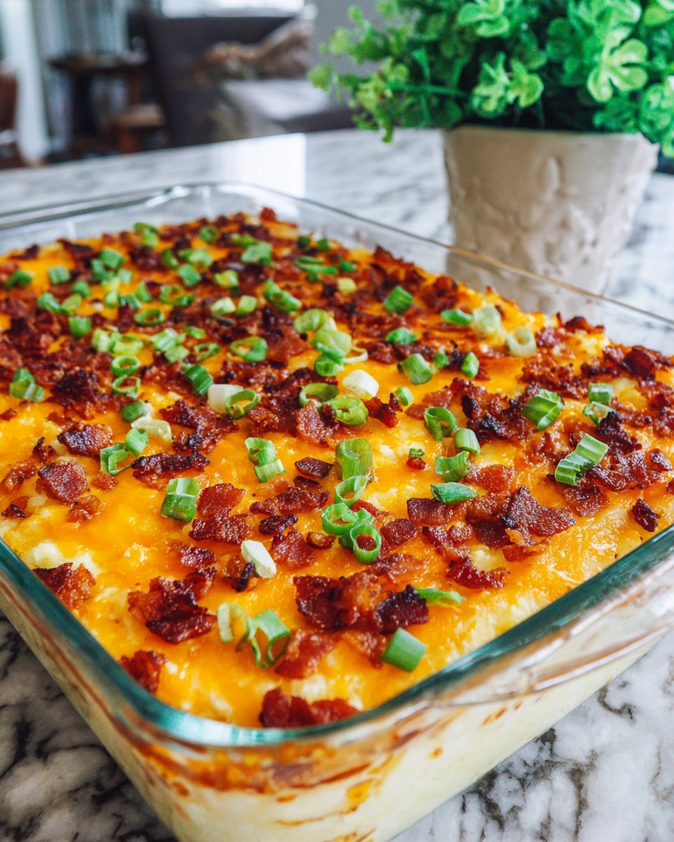Loaded Baked Potato Chicken Casserole Recipe - Recipe Image