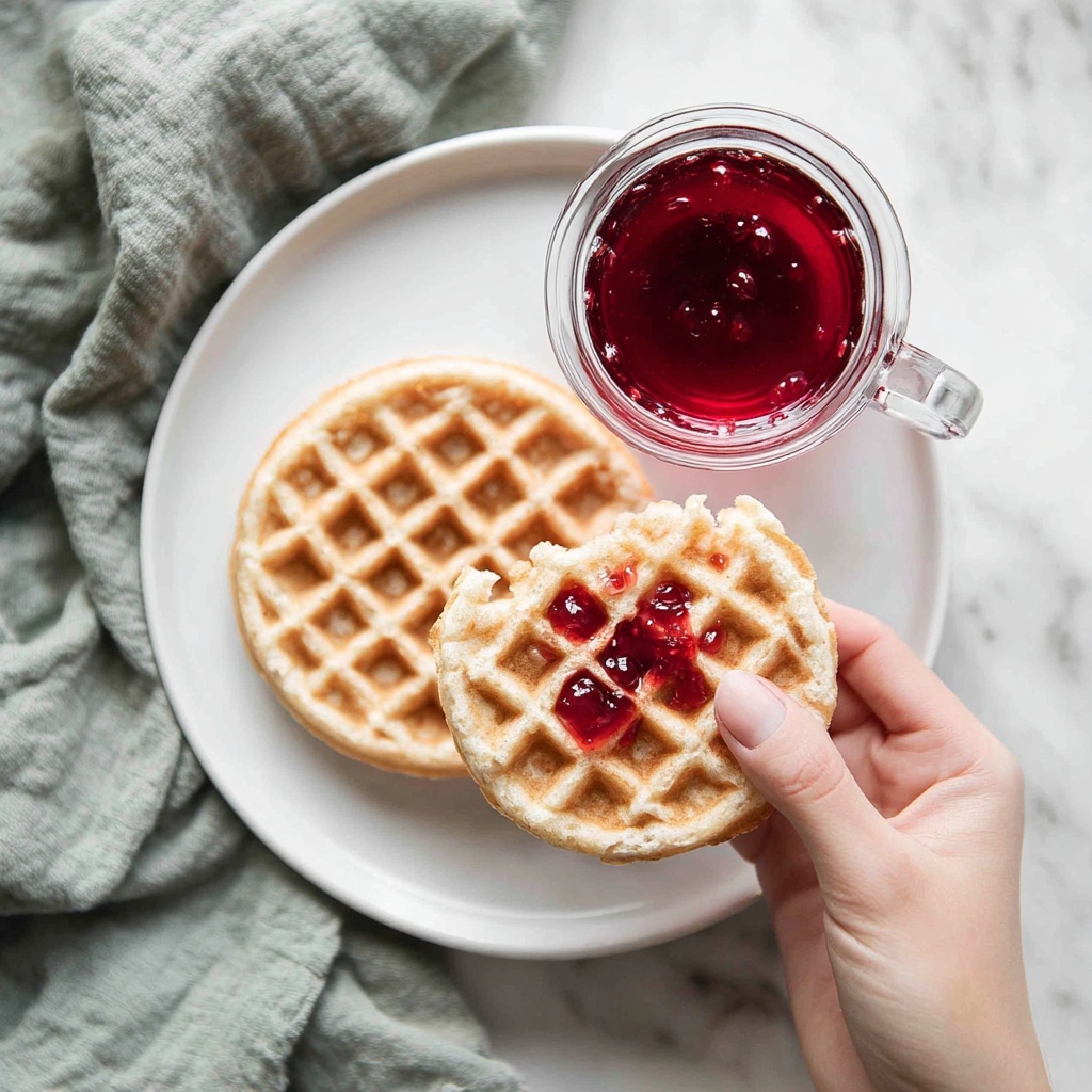 Stuffed Pepperoni Pizza Waffles Recipe - Recipe Image