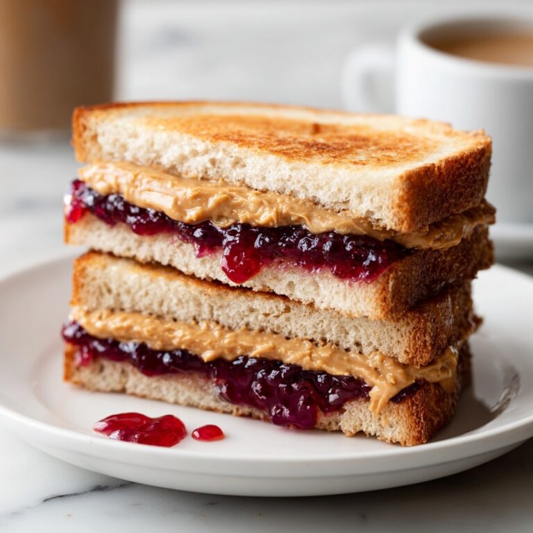 Air Fryer Peanut Butter & Jelly Sandwich Recipe