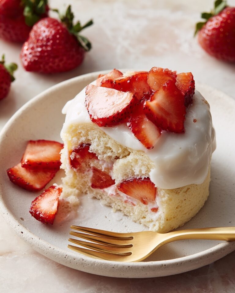 Strawberry Rolls with Cream Cheese Icing Recipe