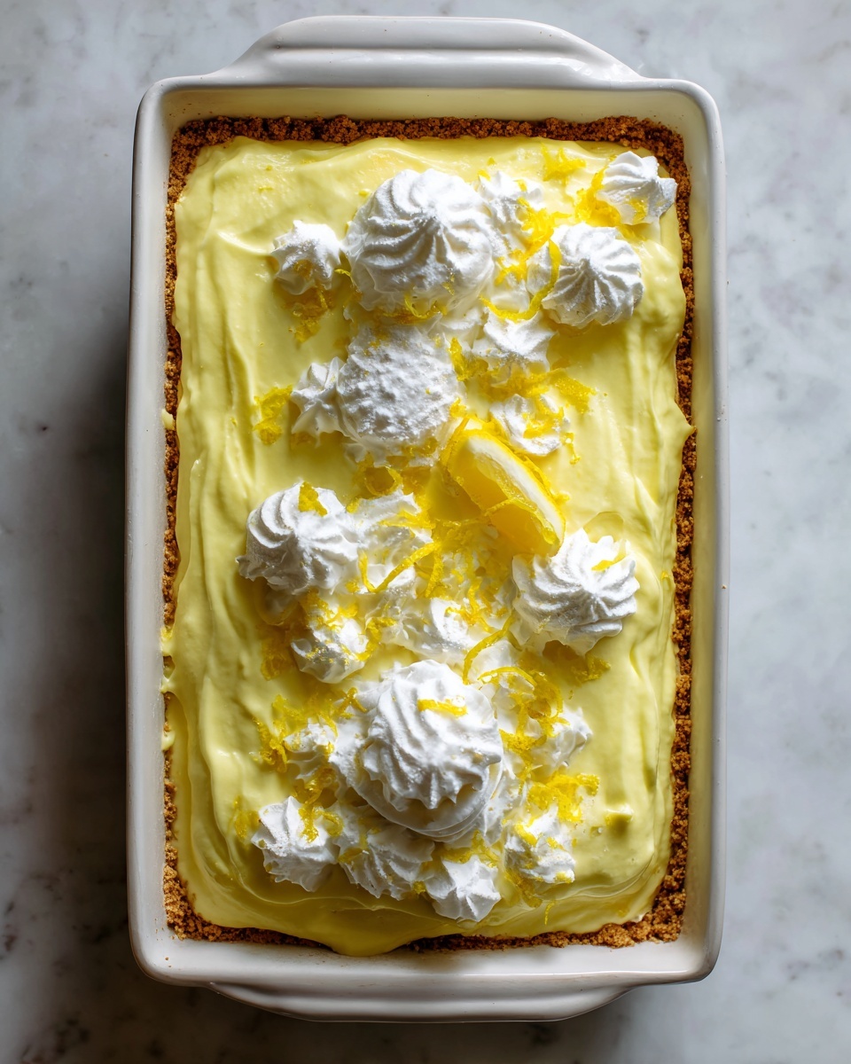 Lemon Pretzel Dessert Recipe - Recipe Image