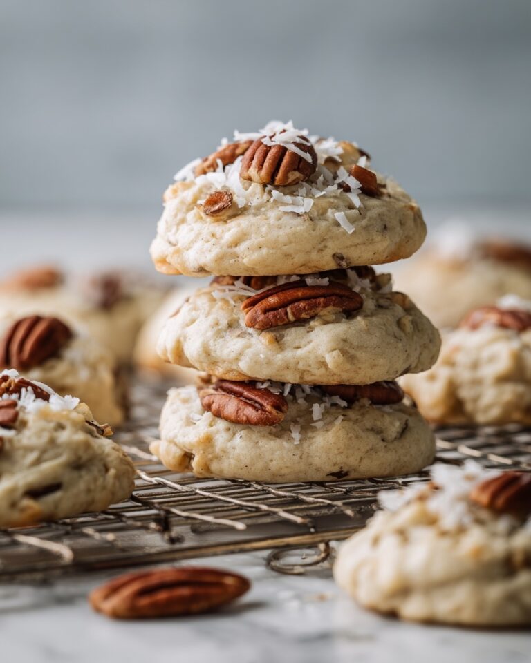 Chocolate Pecan Coconut Cookies Recipe