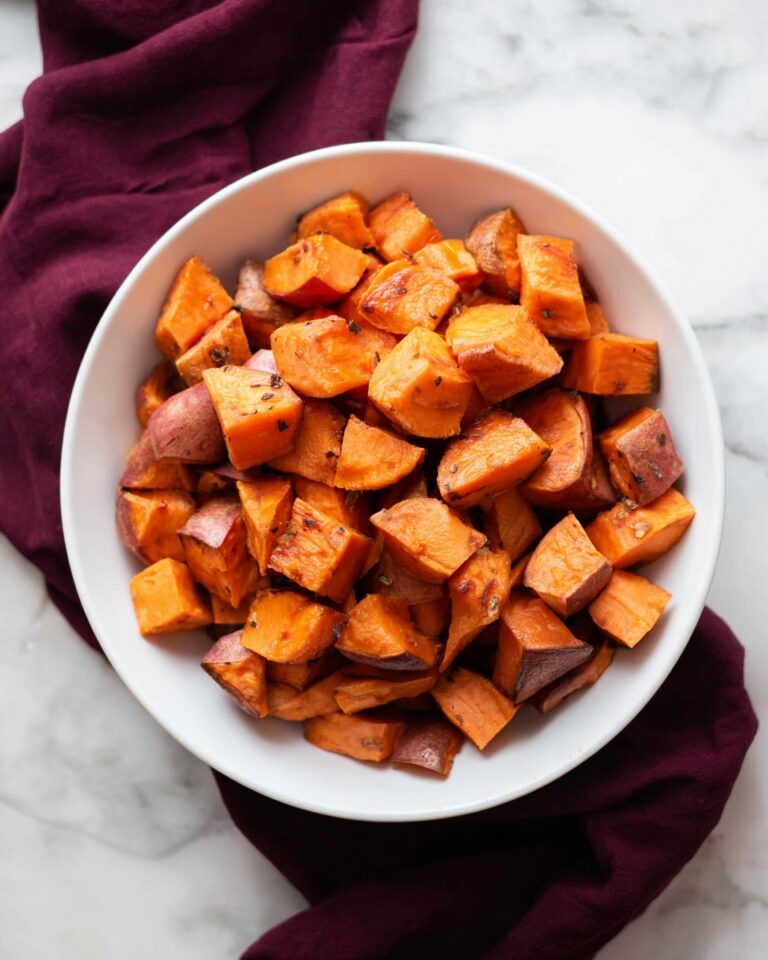 Honey Cinnamon Roasted Sweet Potatoes Recipe