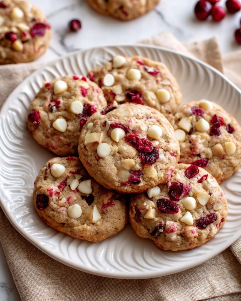 White Chocolate Oatmeal Cranberry Cookies Recipe