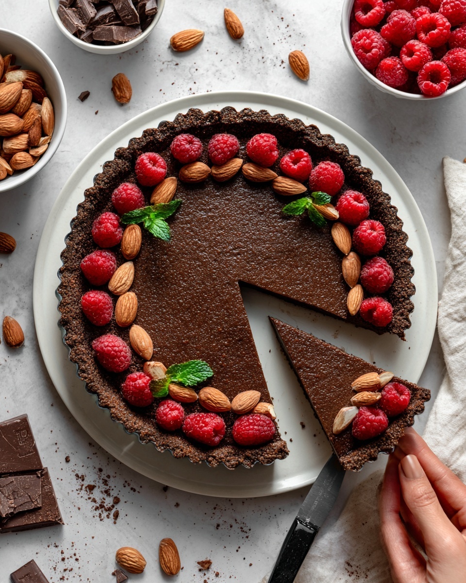 Almond Chocolate Cheesecake Bliss Recipe - Recipe Image