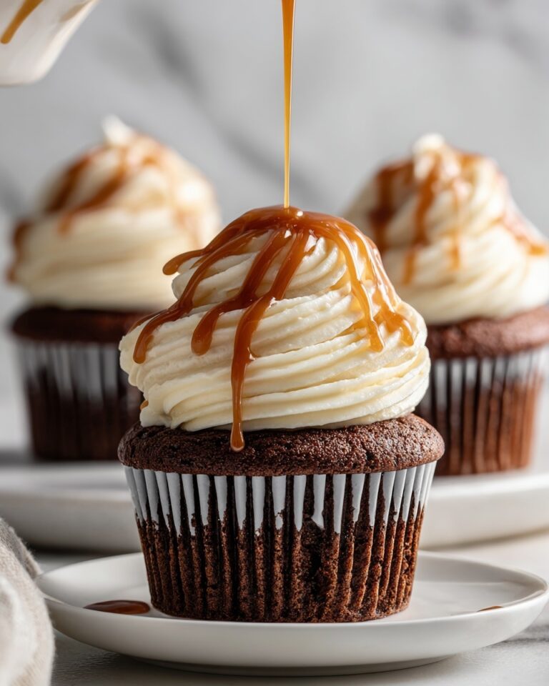 Salted Caramel Lava Cupcakes Recipe