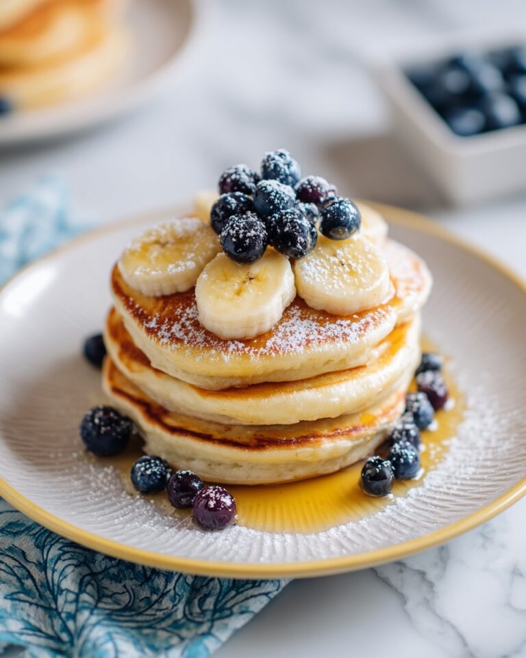 Fluffy Greek Yogurt Pancakes Recipe