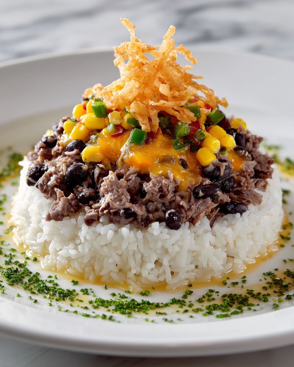 Shredded BBQ Chicken Casserole Recipe - Recipe Image