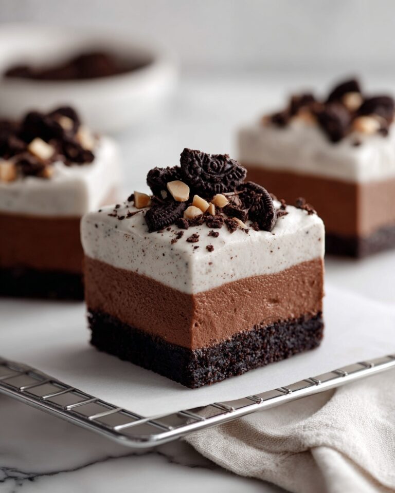 No-Bake Chocolate Mousse Bars Recipe