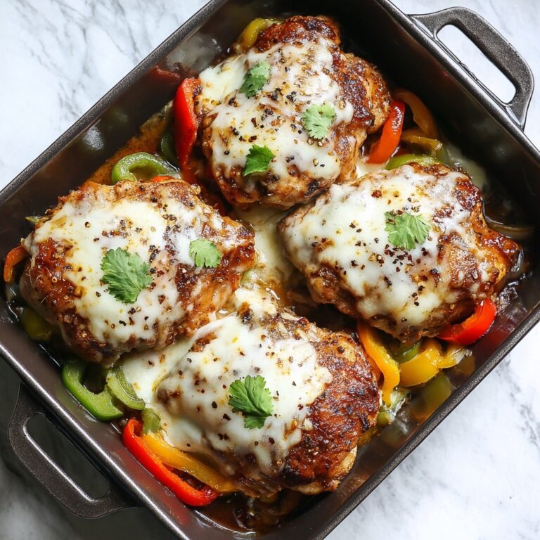 Cheesy Baked Fajita Chicken Recipe