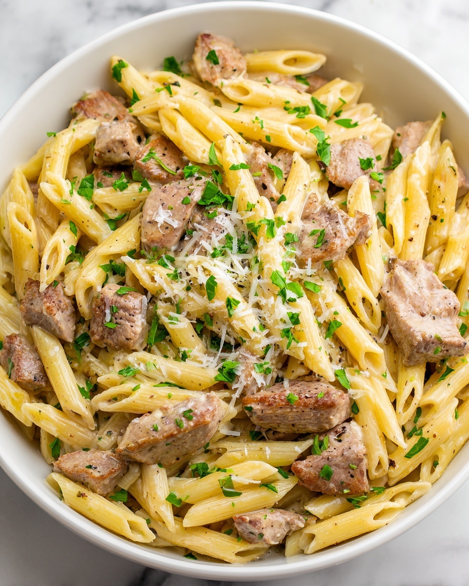 Creamy Sausage Pasta Recipe - Recipe Image